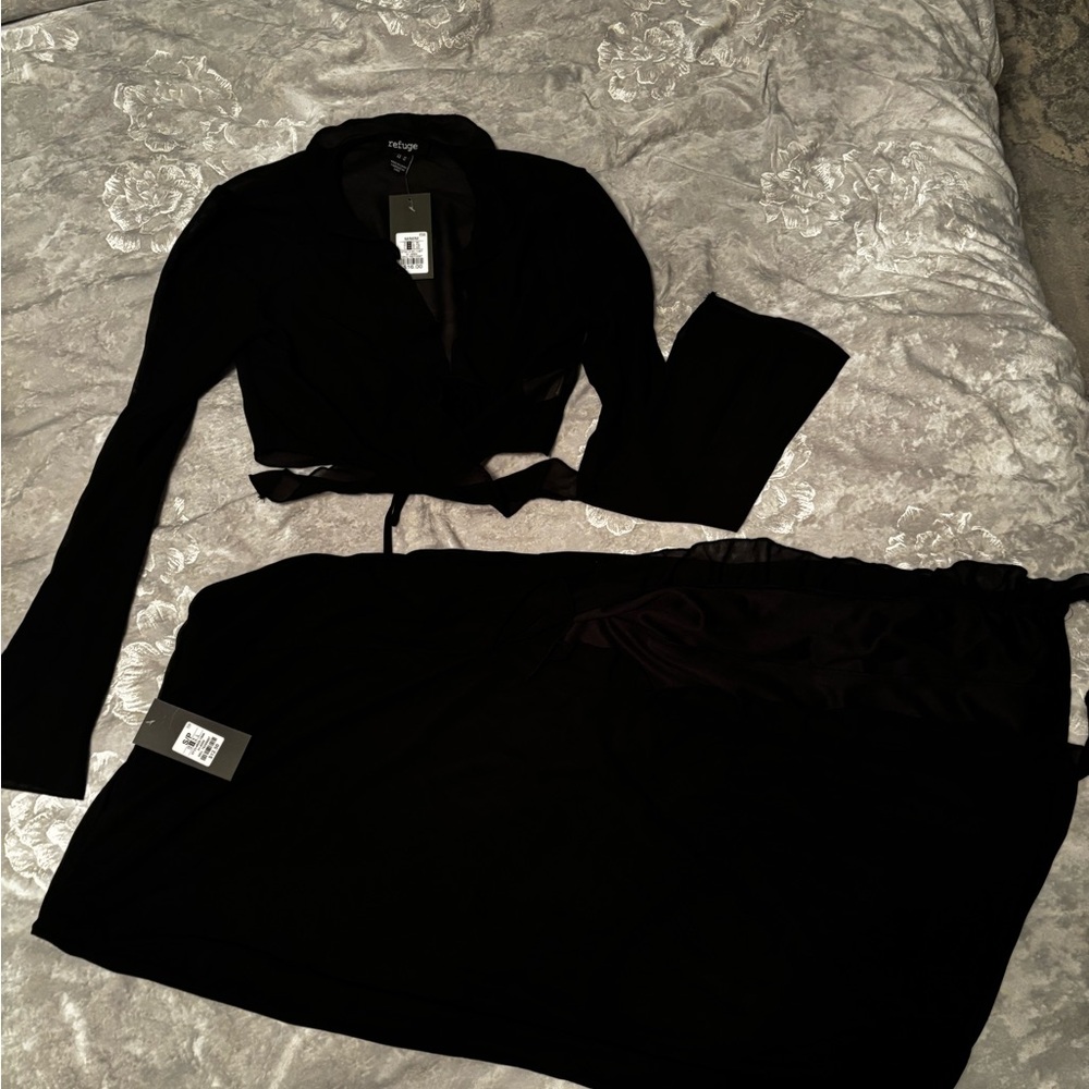 Black Two-Piece Set
